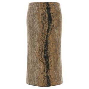 NUDE Brown Wool Midi Women's Skirt